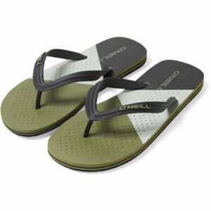 O'Neill PROFILE COLOR BLOCK SANDALS Pánské žabky, zelená, veľkosť 42