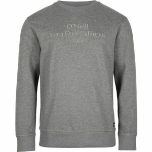 O'Neill PIQUE CREW SWEATSHIRT Pánská mikina, šedá, velikost XS