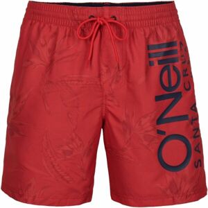 O'Neill CALI FLORAL SHORTS Pánské koupací kraťasy, červená, velikost L