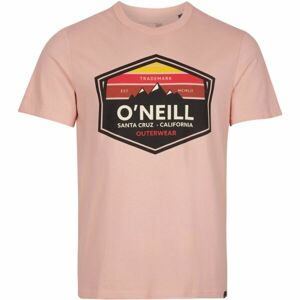 O'Neill MTN HORIZON T-SHIRT Pánské tričko, růžová, velikost XS