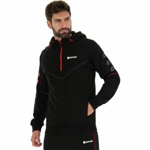 Lotto LOGO VIII HOODIE Pánská mikina, černá, velikost