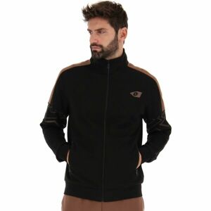 Lotto ATHLETICA CLASSIC VI FULL-ZIP TOP Pánská mikina, černá, velikost