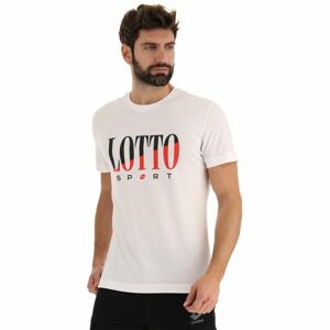 Lotto TEE SUPRA VI Pánské tričko, bílá, velikost L
