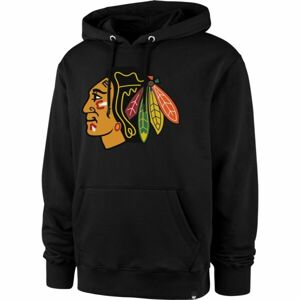 47 NHL CHICAGO BLACKHAWKS IMPRINT HELIX PULLOVER HOOD Pánská mikina, černá, velikost