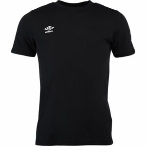 Umbro FW SMALL LOGO TEE Pánské triko, černá, velikost L