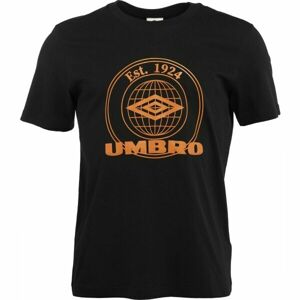 Umbro COLLEGIATE GRAPHIC TEE Pánské triko, černá, veľkosť XL