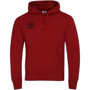 Umbro COLLEGIATE GRAPHIC HOODIE Pánská mikina, vínová, velikost