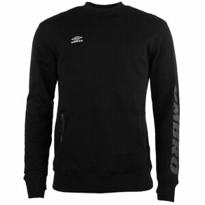 Umbro UTILITY SWEAT Pánská mikina, černá, velikost XXL