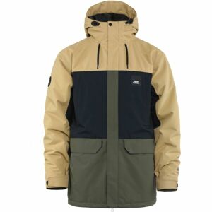 Horsefeathers CORDON II JACKET Pánská lyžařská/snowboardová bunda, béžová, velikost XL