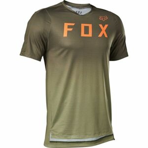 Fox FLEXAIR SS Pánský dres na kolo, tmavě zelená, velikost XXL