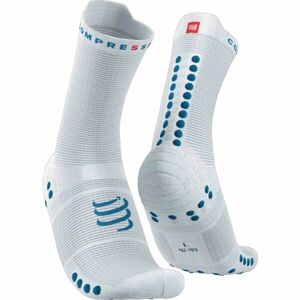 Compressport PRO RACING SOCK v4.0 RUN HIGH Běžecké ponožky, bílá, velikost