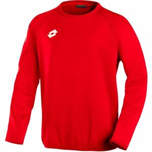 Lotto ELITE SWEAT RN PL Pánská fotbalová mikina, červená, velikost M