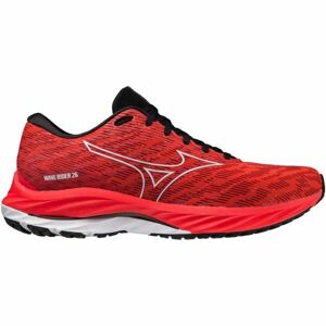 Mizuno WAVE RIDER 26 Pánská běžecká obuv, červená, veľkosť 42