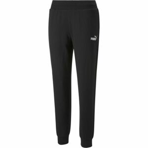 Puma ESS+METALLIC PANTS FL Dámské tepláky, černá, velikost L