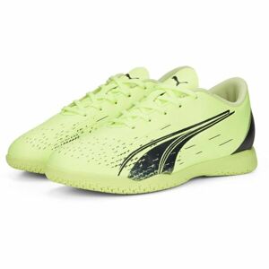 Puma ULTRA PLAY IT JR Dětské sálovky, světle zelená, velikost 38