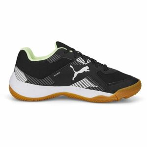 Puma SOLARFLASH JR II Juniorská sálová obuv, černá, velikost 33