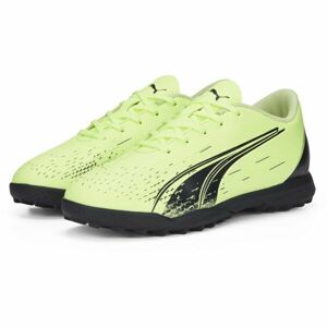 Puma ULTRA PLAY TT JR Dětské turfy, světle zelená, velikost 35.5