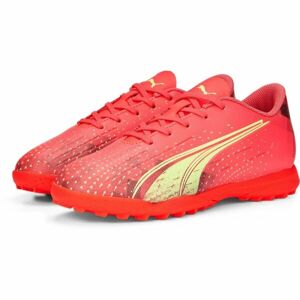 Puma ULTRA PLAY TT JR Dětské turfy, červená, velikost 33