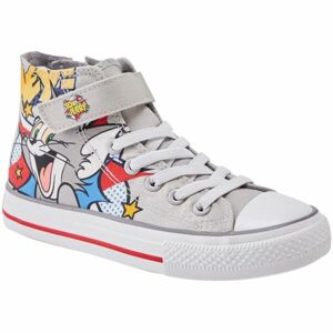 TOM AND JERRY ROBINS TOM&JERRY Kotníkové dětské tenisky, šedá, velikost 35