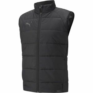 Puma TEAM LIGA VEST JACKET Fotbalová bunda, černá, velikost M