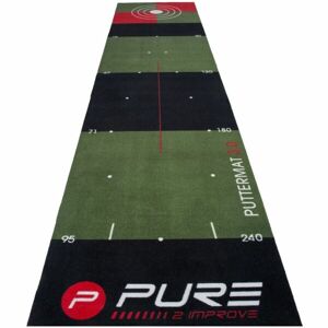 PURE 2 IMPROVE GOLFPUTTING MAT 65 x 300 CM Putting podložka, tmavě zelená, veľkosť UNI