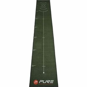 PURE 2 IMPROVE PUTTING MAT 400 x 66 CM Golfová podložka, tmavě zelená, veľkosť UNI