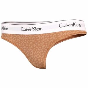 Calvin Klein THONG Dámská tanga, oranžová, velikost M