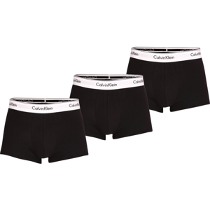 Calvin Klein MODERN CTN STRETCH-TRUNK 3PK Pánské boxerky, černá, velikost XL