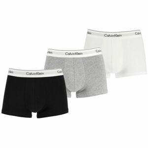 Calvin Klein MODERN CTN STRETCH-TRUNK 3PK Pánské boxerky, černá, veľkosť L