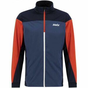 Swix CROSS M Pánská sportovní softshellová bunda, modrá, velikost XL