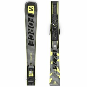 Salomon S/FORCE Fx.76 + M11 GW L10 Sjezdové lyže, šedá, veľkosť 163