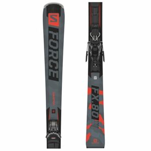 Salomon S/FORCE Fx.76 + M11 GW L13 Sjezdové lyže, šedá, velikost