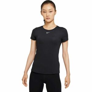 Nike ONE DF SS SLIM TOP W Dámské tréninkové tričko, černá, velikost L