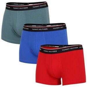 Tommy Hilfiger TRUNK 3 PACK PREMIUM ESSENTIALS Pánské boxerky, červená, veľkosť S