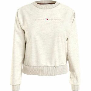 Tommy Hilfiger ICON 2.0 LOUNGE-TRACK TOP Dámská mikina, béžová, veľkosť S