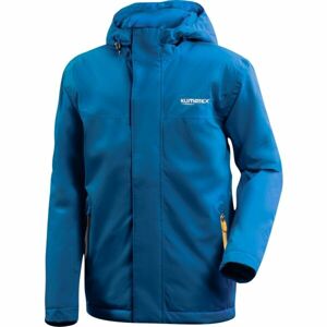 Klimatex FISTANA Dětská outdoorová bunda s kapucí, modrá, velikost 146