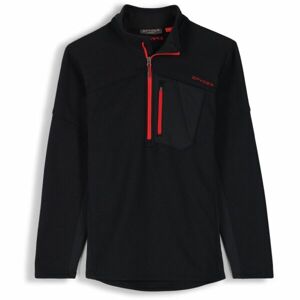 Spyder BANDIT HALF ZIP MENS Pánská mikina, černá, velikost S