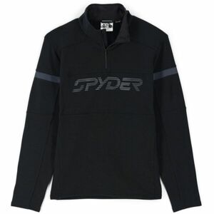 Spyder SPEED HALF ZIP Pánská mikina, černá, velikost