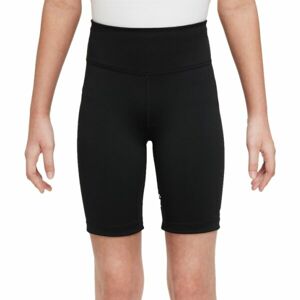 Nike NK DF ONE BIKE SHORT Dívčí šortky, černá, velikost M