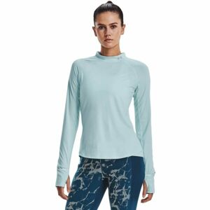 Under Armour OUTRUN THE COLD LS Dámské běžecké triko, světle modrá, velikost XS