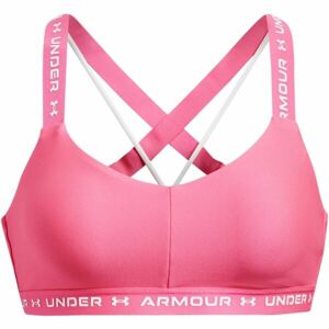 Under Armour CROSSBACK LOW Dámská podprsenka, růžová, velikost L