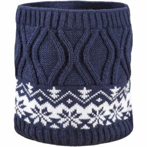 Kama NÁKRČNÍK SB15 Dětský pletený nákrčník, tmavě modrá, velikost