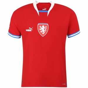 Puma FACR HOME JERSEY PROMO Pánské fotbalové triko, červená, velikost L