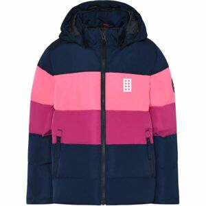 LegoWear LWJIPE 705 JACKET Dětská zimní bunda, růžová, velikost 104