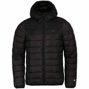 Champion RIPSTOP WOVEN HOODED JACKET Pánská zimní bunda, černá, velikost XXL