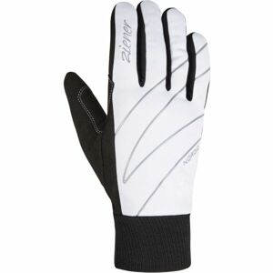 Ziener UNICA W Dámské běžkařské rukavice, bílá, velikost 7