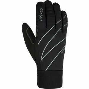 Ziener UNICA W Dámské běžkařské rukavice, černá, velikost 8