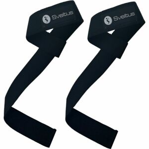SVELTUS POWER LIFT STRAPS Zvedací popruhy, černá, velikost