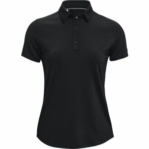 Under Armour ZINGER SHORT SLEEVE POLO Dámské golfové polo triko, černá, velikost XS