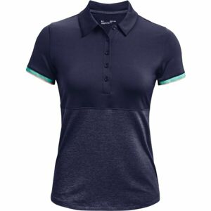 Under Armour ZINGER POINT SS POLO Dámské golfové polo triko, tmavě modrá, velikost M